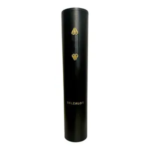 Electric Wine Opener - Compact Wine Opener, Soft Grip Battery-Operated, Fits All Cork Types - Sleek Design, Electronic Bottle Opener, Ideal for Parties & Wine Lovers, Black/Gold
