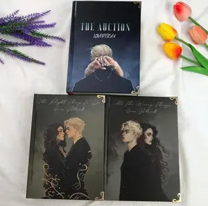 Dramione Rights and Wrongs Full Series Fanbind | The Auction Trilogy Hardcover Book Set | Draco Hermione Slow Burn Romance Collection includes bookmark
