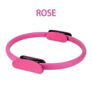 Yoga Fitness Pilates Ring Yoga Ring Open Back Ring Magic Ring Pelvic Floor Muscle Training Yoga Supplies Pilates Ring LINGPENG