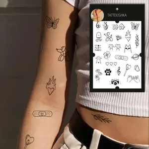 Tattoo set for couples (LB-126). Temporary tattoos. Party tattoos. Kids tattoos. Custom design. Tattoo sets. Ukrainian. Realistic. Waterproof