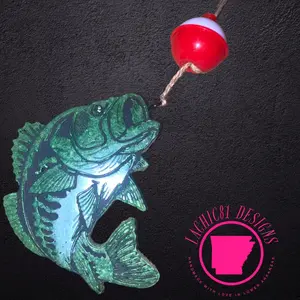 Bass Fish Car Freshie with Bobber hanger car air freshener accessories Scented Fragrance