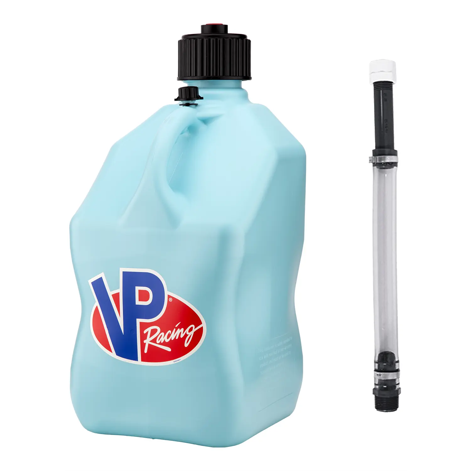 VP Racing 5.5 Gallon Plastic Utility Jug – SKY BLUE - Heavy-Duty Motorsport Storage Container | Durable, Leak-Proof & Ergonomic Design Quick-Flow Spout, Portable Water Bottle