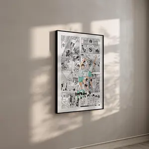 Haikyuu Manga Poster - Aoba Johsai High - Curated Manga Panels
