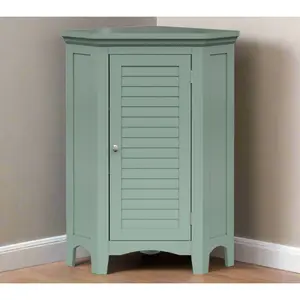 Teamson Home Glancy Corner Floor Cabinet