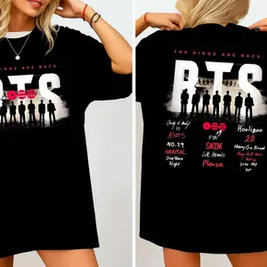 Arirang Tracklist The Kings Are Back Shirt, Bangtan 2026 Album Songs Concert Tee, Merch Gift for Fan 6GU