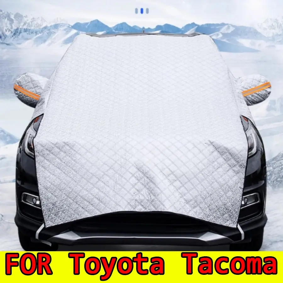 Durable Truck Cover for Toyota Tacoma - Car Exterior Accessory with Dual Protection, Snow Shield, UV Shield, Compatibility Guarantee, Protection Against UV Rays