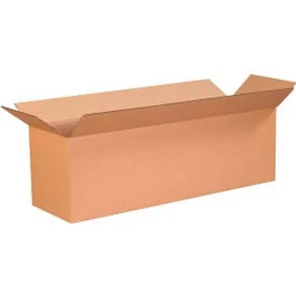 Global Industrial BP3185 Tall Cardboard Corrugated Boxes - 9 x 9 x 18 in., Kraft - Pack of 25
