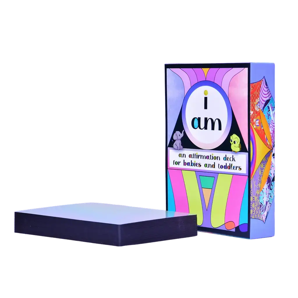 I Am Affirmation Deck for Babies and Toddlers by Devany Amber Wolfe 22 Cards for Self-Love and Positive Thoughts