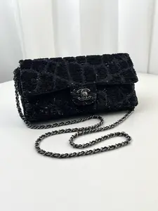 Pre-owned CHANEL SEQUIN Shoulder Bags BAG NEW YEAR DEAL