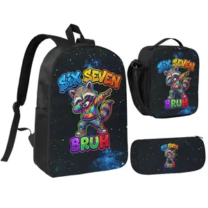 This stylish backpack features a 67-inspired design and is perfect for students, professionals, and travelers—ideal for school, work, or leisure.