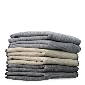 Multi-Colored Workhorse EZ All-Purpose Microfiber Towels - Microfiber Satin Edge For A Sensitive Scratch-Free Touch - Convenient Size Perfect For Car, Home, Garage, and More - Ultra-Absorbent Microfiber Soaks Up Liquids Fast