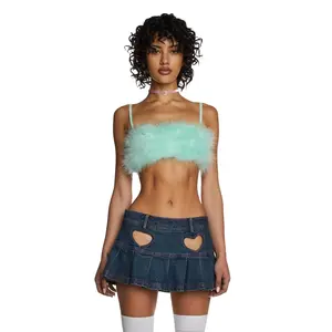 Lala La Fleur Boob Tube - Green