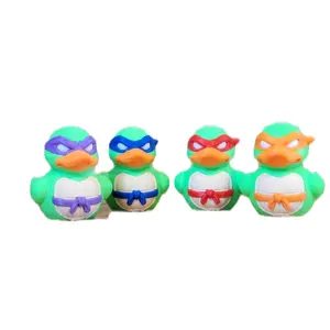 Samurai Duck Figure 2.5 Inches Tall 3D Printed from Hard PLA Great for Jeeps and Collectors with Colorful Belts