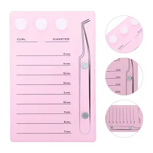 Eyelash Extension Scale Holder Magnetic Acrylic Lash Board Glue Pallet Cup Clean Hygienic False Eyelash Pad Eyelash Makeup Tools Diy Lash Tools