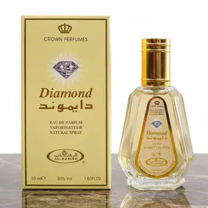 Al Rehab Diamond Perfume for Men and Women - 50 ml (1.65 FL OZ) - Long-Lasting Unisex Fragrance | Fresh, Smooth, All-Day Wear Scent