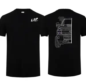 L5P Duramax Diesel Truck T-Shirt, Rolling Coal Graphic Tee for Men, Chevy Silverado Shirt, Cotton Short Sleeve Top, Drag Racing Apparel, Gift for Truck Lovers, Men's Fashion