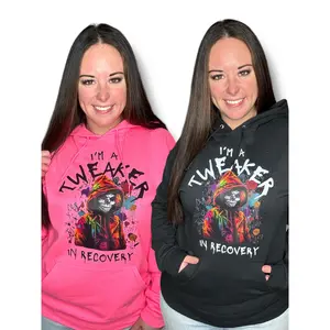 "Tweaker In Recovery" Graphic Hoodie/Crewneck Sweatshirt