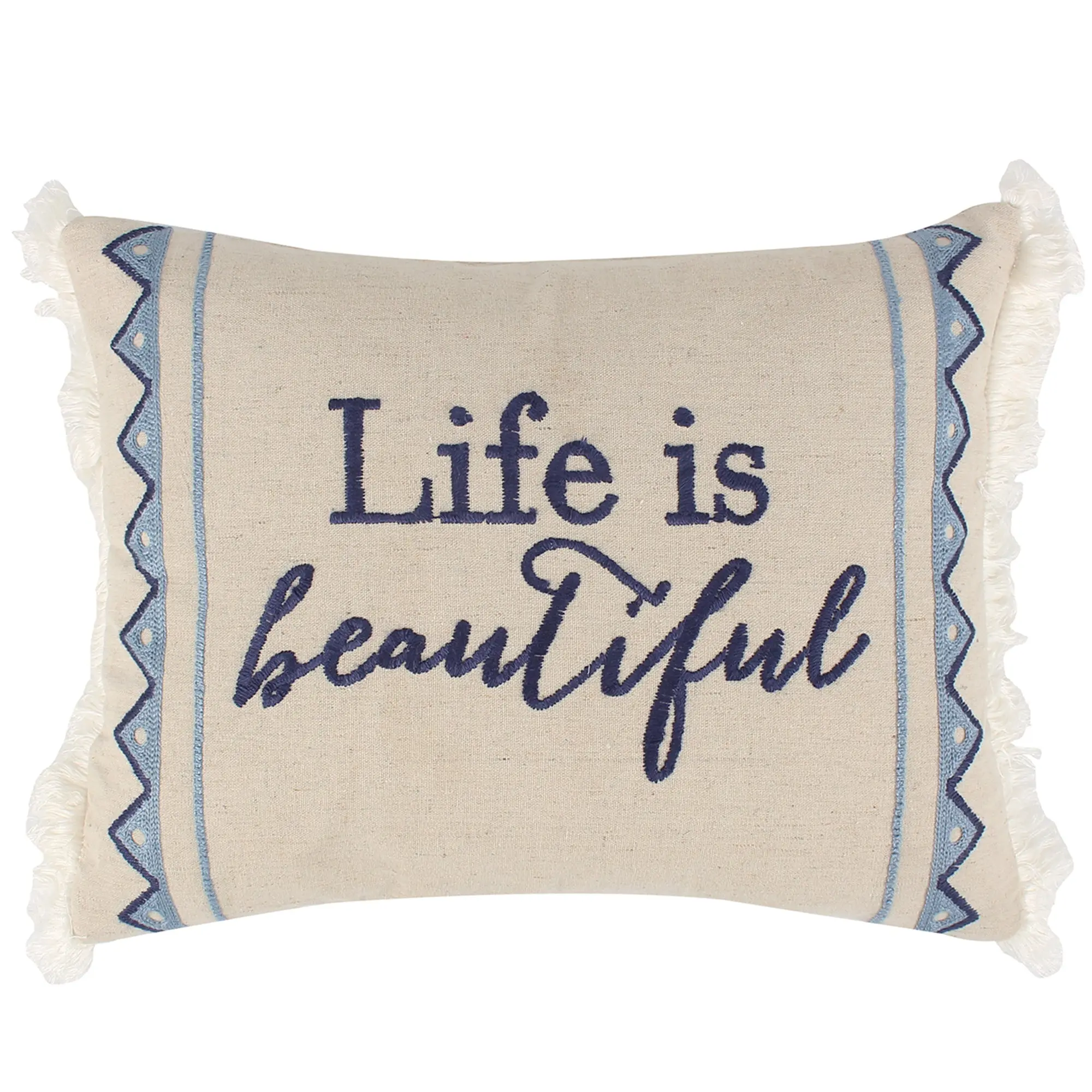 Riella Garden Life Is Beautiful Pillow