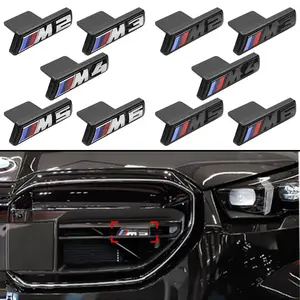 1Pcs 3D ABS Car Styling Front Grille Badge Emblem Sticker Car Decals For BMW M E34 E36 E60 E90 E46 E39 E70 F10 F20 F30 X5 X6 X1 M3 M5 M6 Accessories