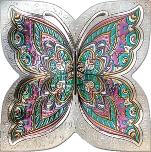 Butterfly Swirls Peel and Stick Wallpaper Tiles - 24 Pack