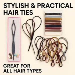 Tired of hair ties that snap or leave dents? This 44-piece set gives you soft, stretchy, and damage-free ties that double as chic bracelets!