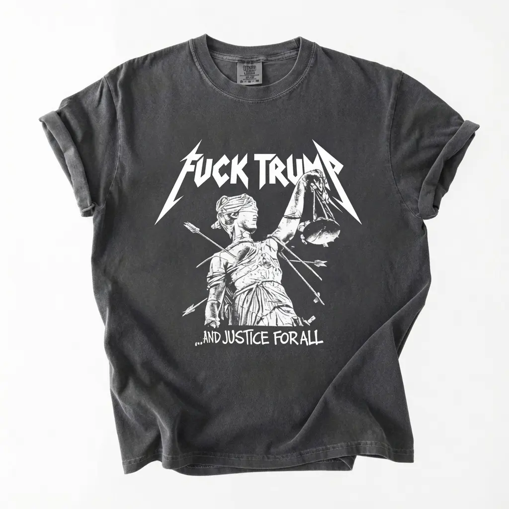 Justice for All Comfort Colors T-shirt, Vintage Rock Shirt, Protest Shirt, Unisex Graphic Cotton Tee