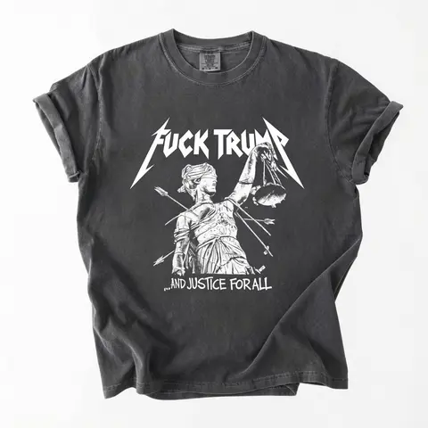 Justice for All Comfort Colors T-shirt, Vintage Rock Shirt, Protest Shirt, Unisex Graphic Cotton Tee