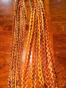 Pumpkin wool locs