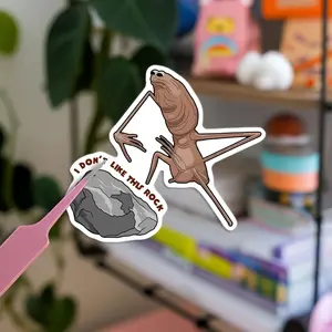 Marcus the Worm Sticker/Car Magnet, Meme Stickers, Water-Resistant Vinyl, Marcus Sticker, Marcus the Worm Sticker Indoor/Outdoor