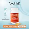 Happy Saffron Plus | BrainMD | 90 Capsules | Powerful 3 in 1 Mood & Stress Support | Memory & Focus Support | Affron Saffron Extract with Curcumin & Zinc