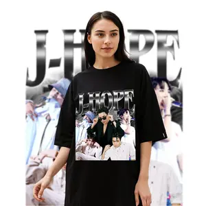 J Hope Throwback Graphic Tee, 90s Retro Unisex T-Shirt, Vintage KPop Aesthetic Top, Limited Edition Gift