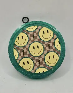 Smiley Checkered- Car Freshie