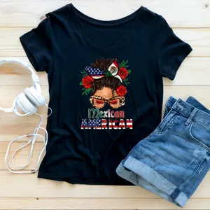 Cotton Casual Slim-fitting Black Mexican American