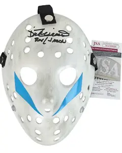 Dick Wieand signed Hockey Mask Jason Voorhees, Roy Burns - Friday the 13th Part V A New Beginning
