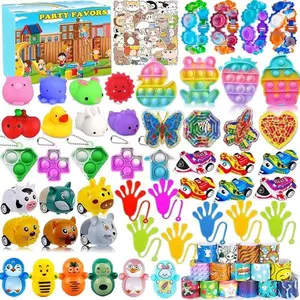 126 PCS Party Favors for Kids 4-8-12, Fidget Toys Bulk for Boys & Girls, Classroom Box Toys, Pinata Fillers, Goodie Bag Stuffers, Carnival , Easter Basket Stuffers