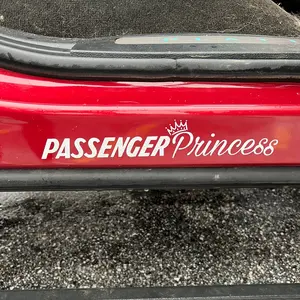 Passenger Princess Door Jam Sticker