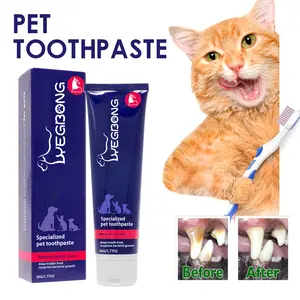 Cats And Dogs Clean Bad Breath Tartar Stains White Teeth Cleaning Cream sensitive