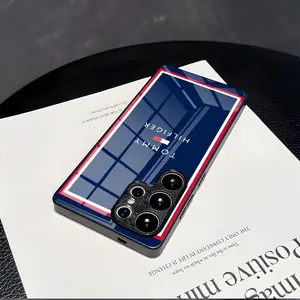 Tommy Hilfiger Phone Case For Samsung S 25 26 24 23 22 21 Ultra 10 Plus a16 Pro Fe 20 Note 34 S30 glass Shockproof