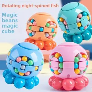 Octopus stress-relief toy, magic bean, versatile magic cube, popular children's toy, 3D magic cube, educational toy