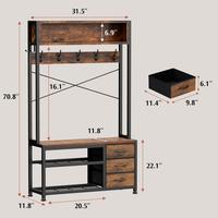 31'' Brown (with a top storage panel)