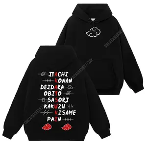 [Konoha Shop] Limited Akatsuki - Naruto Shippuden #57 Hoodie T-Shirt Sweatshirt, Retro Vintage Unisex Graphic 90s Cotton, Gift For Wibu Ninja Shinobi , Anime Manga Y2K Streetwear