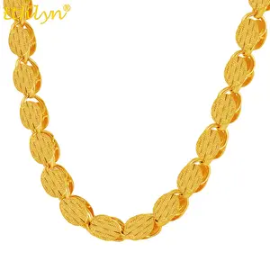 1pcs Ethiopian/Africa/ Eritrea Classic Thick Necklaces golden Men Women Chain