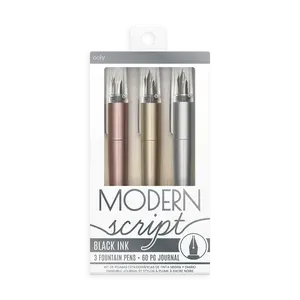 Modern Script Fountain Pens and Journal