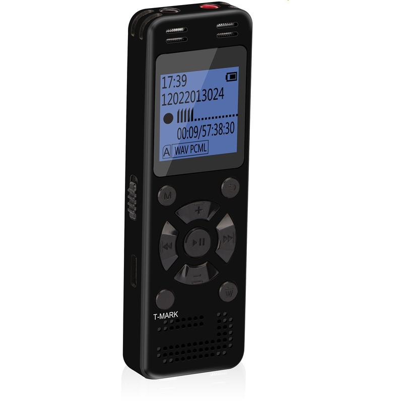 64GB Digital Voice Recorder for Lectures Meetings - 4648 Hours Voice Activated Recording Device Audio Recorder with Playback, Password