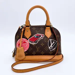 Pre-owned Louis Vuitton Monogram Canvas World Tour Alma BB Bag
