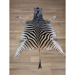 Sustainable Zebra Hide Rug