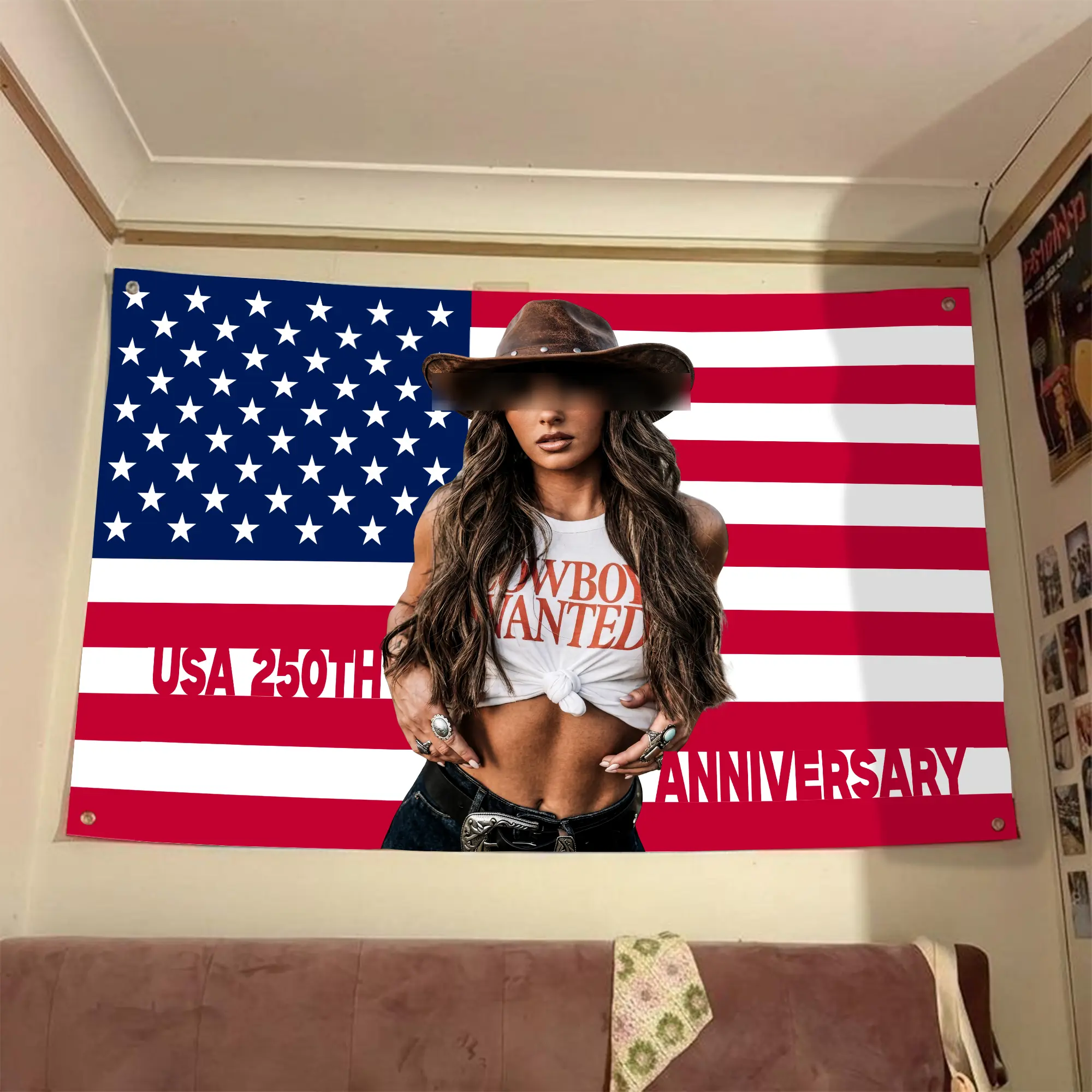 4th Flag, I ain’t goin Flag, Courtesy of the Red Flags, Red White and Blue 4th Of July FLag