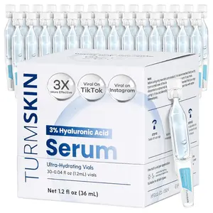 Acid Serum Ampoules [ULTRA HYDRATING VIALS] - 3% Hyaluron Booster for Glass Skin & Anti Aging - 24 Hours Hydration - Soft PE Triple Hyaluronic Complex for Faceskin Repair & Renew