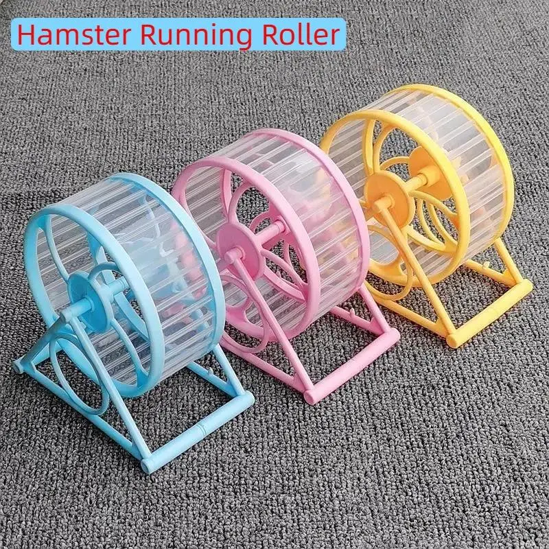 Hamster Running Wheel Hamster Ultra Quiet Anti Jamming Small Animal Sports Running Wheels Hamster Cage Accessories Toys Hamster
