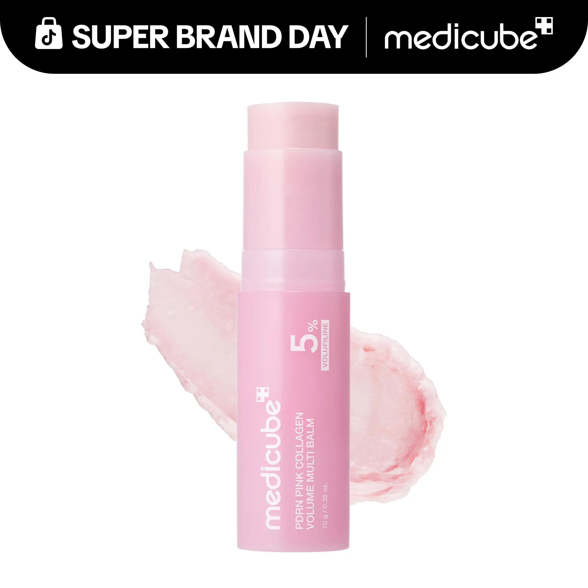 [NEW] [medicube] PDRN Pink Collagen Volume Multi Balm | All In One Volufiline, PDRN, NAD Stick for Youthful-Looking, Helping Look of Fine Lines, Firming Care, Anti-Aging Care | For Under-Eyes, Neck, Forehead, Smile Lines, Lip Care | Korean Skincare
